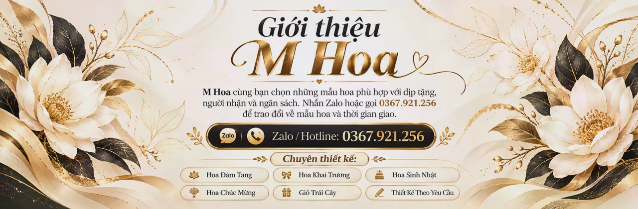 Ảnh bìa Shop hoa tươi Xã Bình An Ninh Bình - Một món hoa, nhiều điều muốn nói